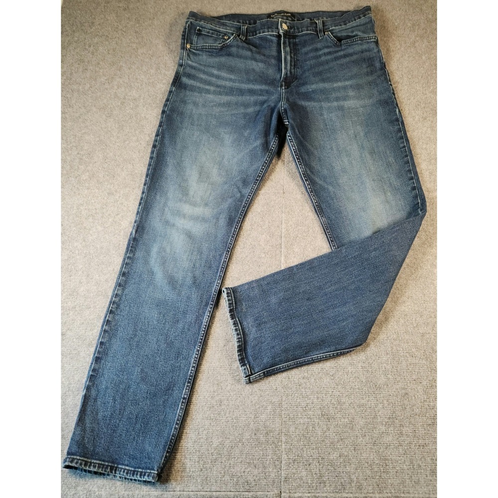 Calvin Klein Jeans Jeans Mens 38x34 Blue Straight Leg Stretch EUC